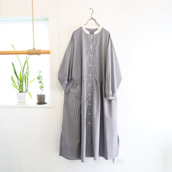 low-waist mao dress (organic cotton gingham)の画像