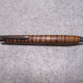 ハワイアンコア　カーリー杢　椿油仕上げ　木軸シャープペンシル(0.5ミリ用)　希少材の画像