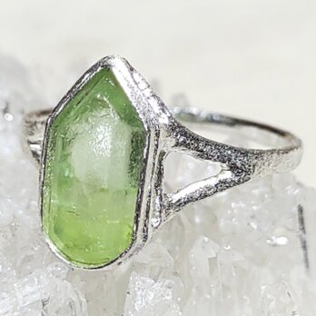 鉱物の表情＊Peridot 925 ringの画像