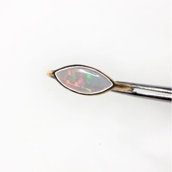 一点もの K18 Honeycomb Welo Opal リング No.13/ 受注制作の画像