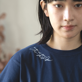 Organiccotton Ｔシャツ【ネイビー】の画像