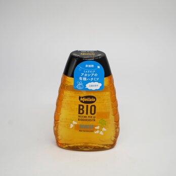 アカシアの有機ハチミツ スクィーザーボトル 250gの画像