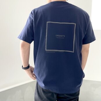 オーガニックコットン Tシャツ ユニセックス 7色展開 【ネイビー】の画像