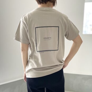 『2023新作』オーガニックコットン Tシャツ ユニセックス 7色展開 【グレージュ】の画像