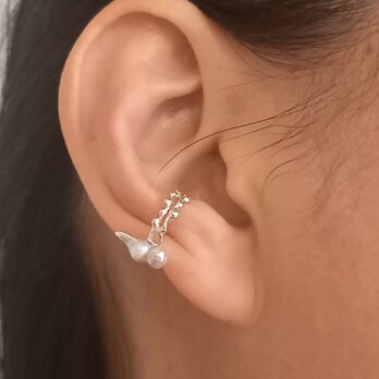 Utoka ☆ silver　  蔓と双子ちゃん  イヤーカフ a