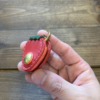 マチ付きポケットピックケース（苺モチーフver.）の画像