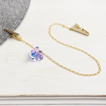 【帽子クリップ・ハットクリップ】紫陽花の画像