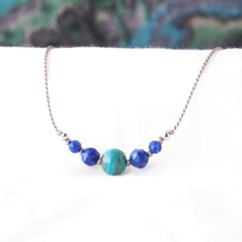 Bleu Paysage -short necklace-の画像