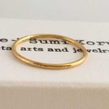 T様オーダーページ：K24 Pure Gold Ring◇純金の指輪/リング （1.8ｍｍ幅）１2号の画像