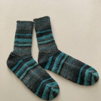 手編み靴下【ハーベストメロディ11127】の画像