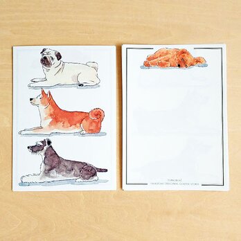 メモ紙　犬の画像