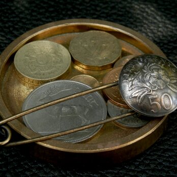 ＃B81 Singapura Coin Broochの画像