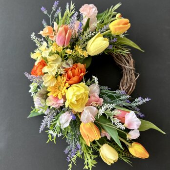 TULIP wreath「受注制作」の画像