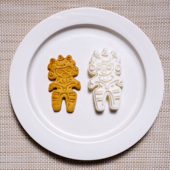 みみずく土偶（クッキーカッター・クッキー型）の画像