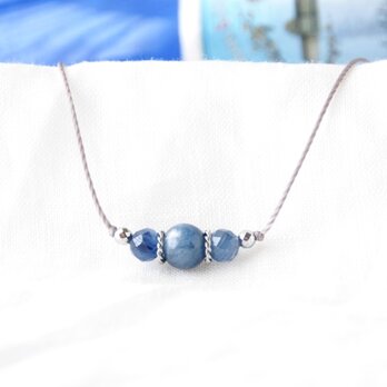 Deep Blue Short Necklace（カイヤナイト）の画像