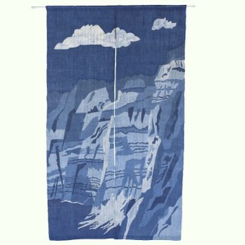 暖簾　峻壁・屏風ヶ浦風景の画像