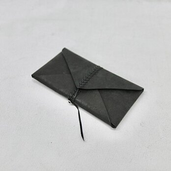 スリム長財布 -black-