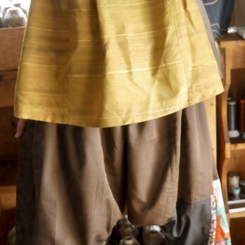 正絹着物からサルエルパンツの画像