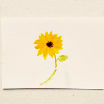 ㊺「向日葵」ポストカード　※同柄3枚の画像