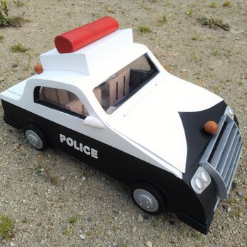 POLICE CAR型の小物入れボックス～GTP7000の画像
