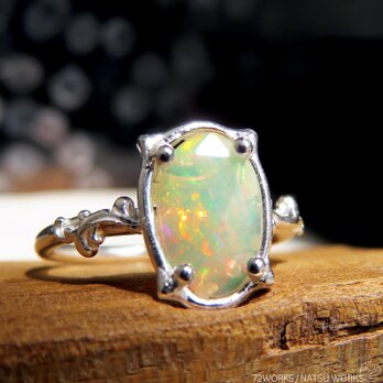 エチオピア オパール リング / Ethiopian Opal Ring 5bの画像