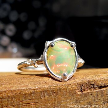 エチオピア オパール リング / Ethiopian Opal Ring 5cの画像