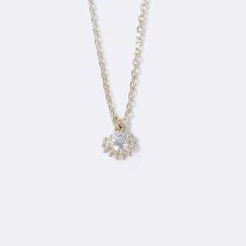 Kafuu Garden Necklace "蕾" Silver ラボグロウンダイヤモンドの画像