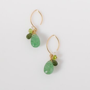 #953　Strawberry Quartz Green Mix　の画像