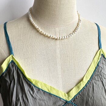 Baroque Flat Necklace 40-Tansui Pearlの画像