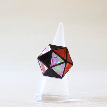 【SALE】くにもと　ジュエル 螺鈿（らでん）リング ルビーの画像