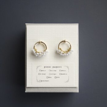 Half moon pierce , blue lace agateの画像