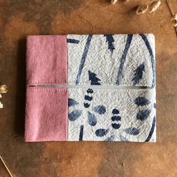 型染めティッシュケース  初夏の野の花bの画像