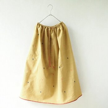 ジャムダニ織りのカッチスカートの画像