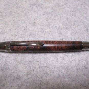 ローズウッドバール　椿油仕上げ　回転式ロングパトリオットボールペン　希少材の画像