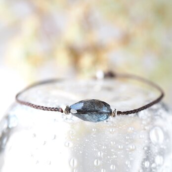 -Moss aquamaline- wax_code braceletの画像
