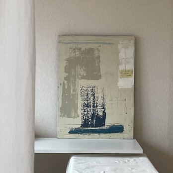 現代アート【原画】Roimos art    油絵　オーナメント 絵画 壁掛け　抽象画　インテリア　ナチュラルの画像