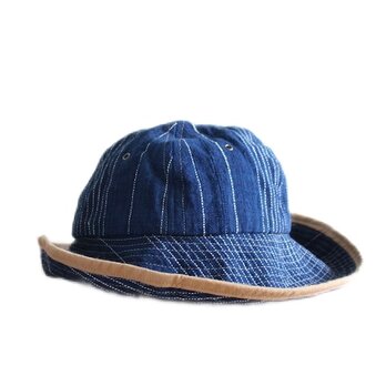 SAILOR｜手紡ぎ手織り 藍染ストライプ shokuの画像