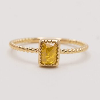 Mimosa Yellow Diamond Ringの画像