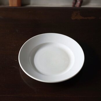 クレイユモントロー プレート 白皿 φ21.3cm フランスアンティーク 0501136 aの画像