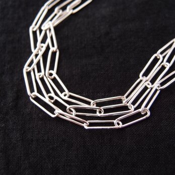 【期間限定予約品】Silver Plane Necklace／90cm マンテルチェーンネックレス（Large）の画像