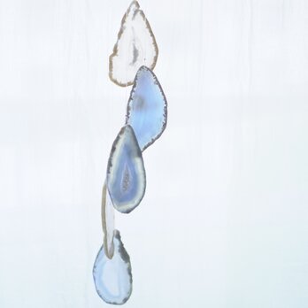 Siesta Blue - メノウのヒーリングチャイム / 天然石瑪瑙風鈴 メノウ風鈴の画像