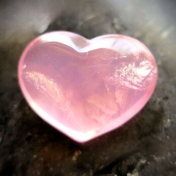 スターローズクォーツ ハート 天然石 置物 コレクション 大きめ ピンク｜ハンドメイド素材 吉祥
