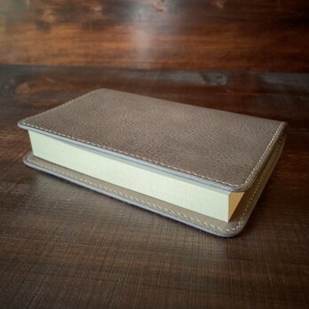 《文庫本サイズ》レザーブックカバー（Topo）