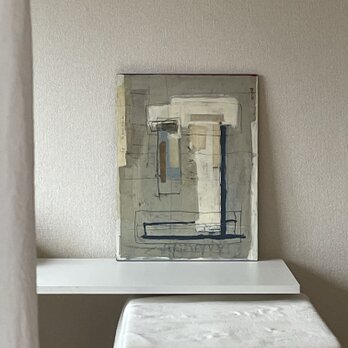 現代アート【原画】Roimos art    油絵　オーナメント 絵画 壁掛け　抽象画　インテリア　ナチュラル　個性的の画像
