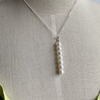 Lucky Seven Pearl Necklace 1 -Silver925の画像