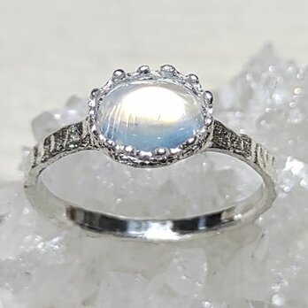 rainbow moon＊925 lace ringの画像