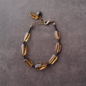 Champagne Quartz Bracelet／シャンパンクォーツ ブレスレットの画像