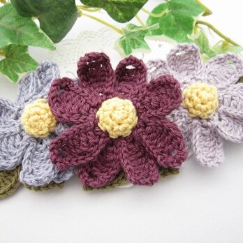 紫系３色コスモスバレッタ