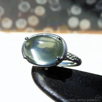 グリーンムーンストーン リング / Green Moonstone Ringの画像