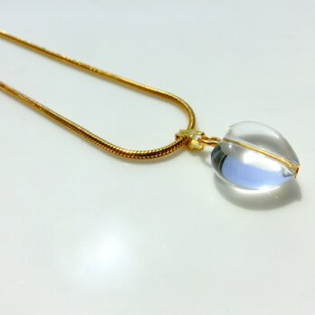 clear heart necklaceの画像
